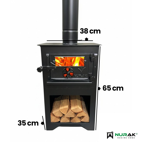 Odunluklu Kamp Karavan Sobası