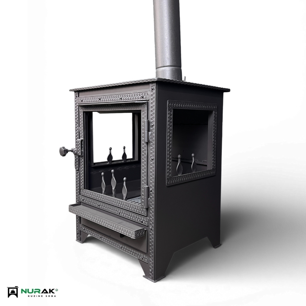 Üç Camlı Uranüs Lüks Şömine