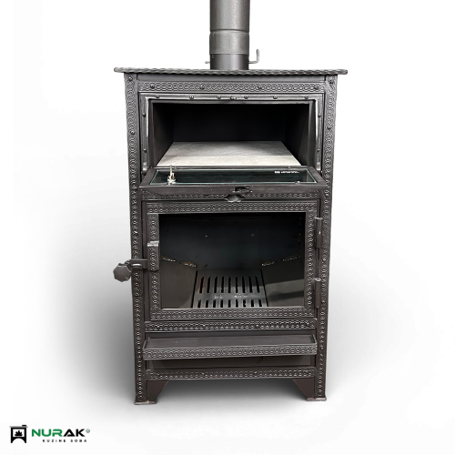 Pileki Taşlı Lüks Fırınlı Şömine